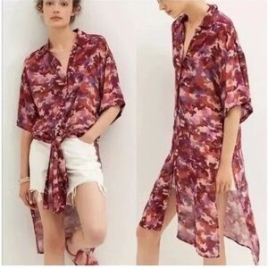 Anthropologie Breezy Tunic Button Down Women’s Dress / Size Medium